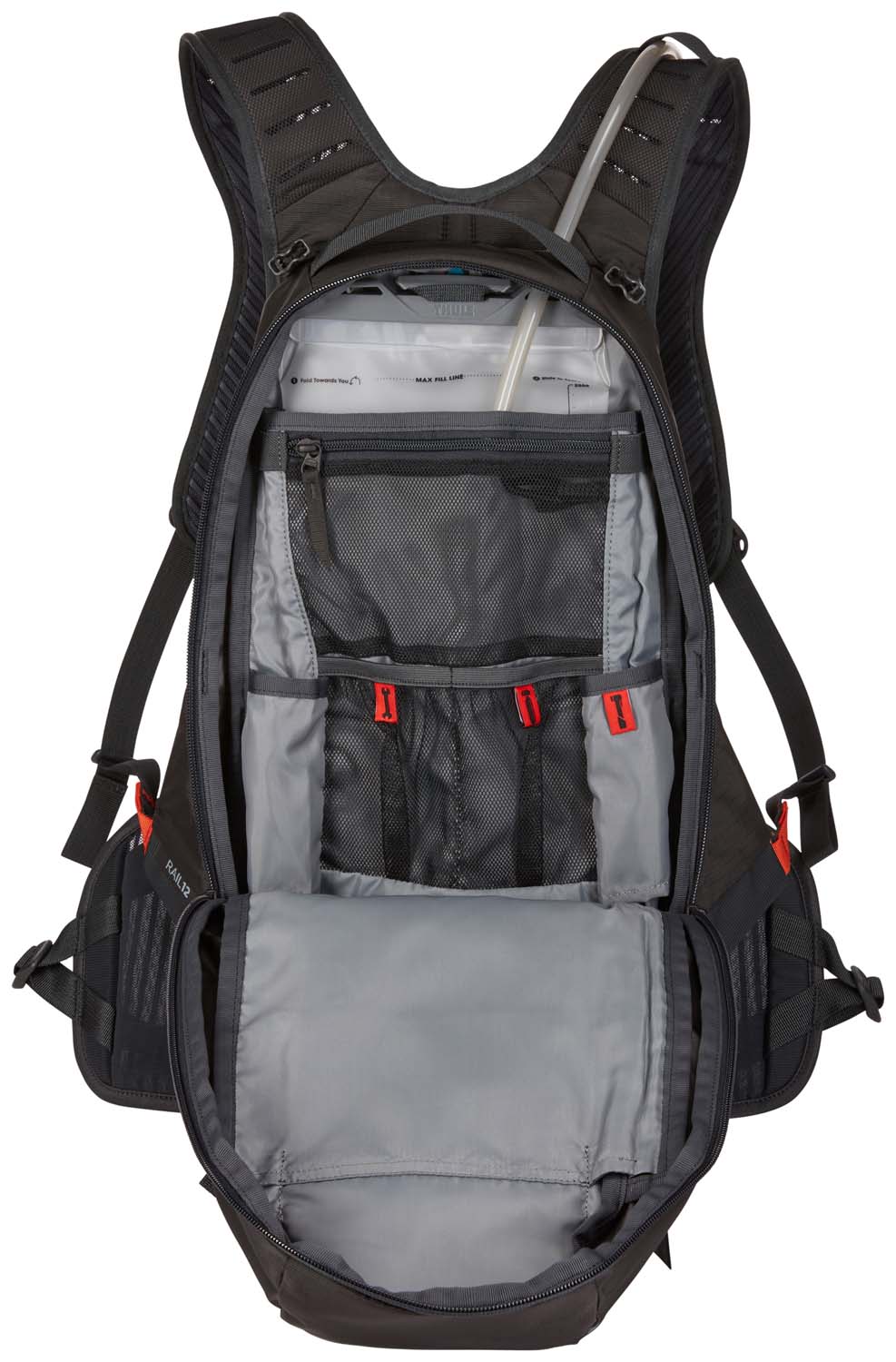 THULE Rail 12L Trinkblasenrucksack Obsidian