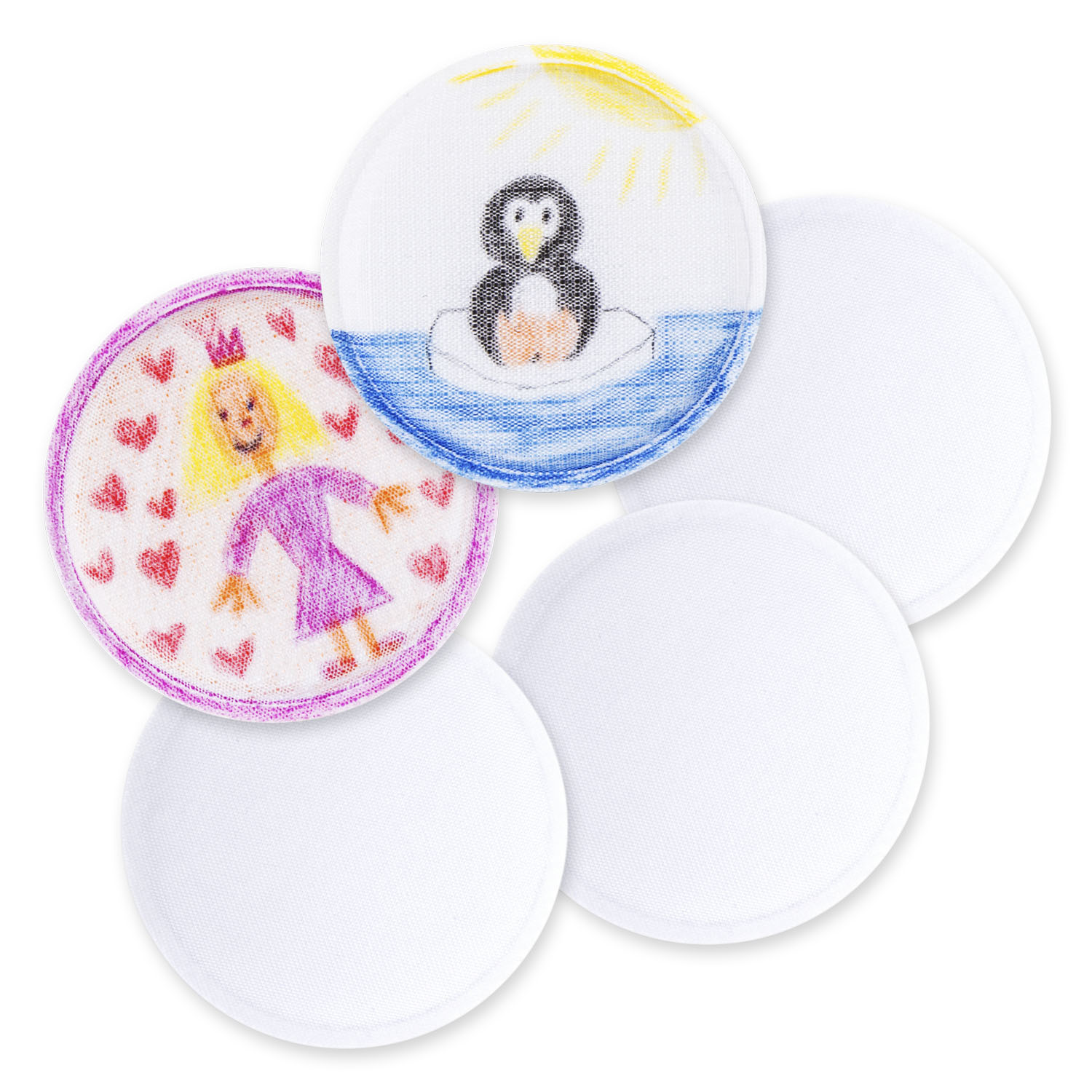 ergobag Kletties DIY -Bastel Set 5-tlg. mit Blanko-Kletties