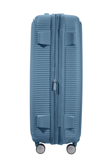 American Tourister Soundbox 4-Rollen-Trolley L 77cm, erweiterbar Stone Blue