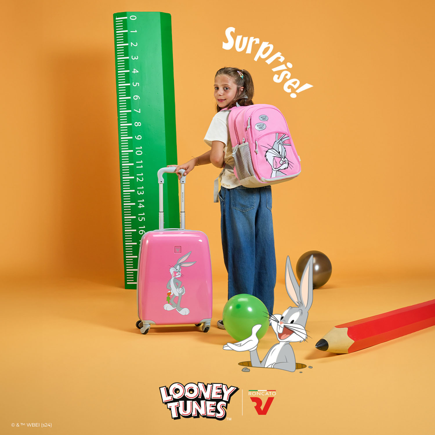 Roncato Looney Tunes™ Junior Carry-on Trolley 50 cm Roncato Looney Tunes™ Junior Carry-on Trolley 50 cm