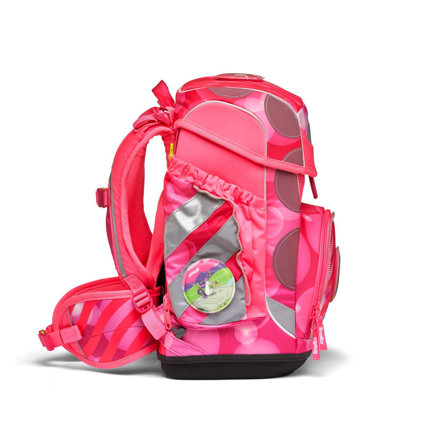 ergobag cubo NEO Edition 5-teiliges Schulrucksack-Set 2024 KuntBärbuntes Einhorn