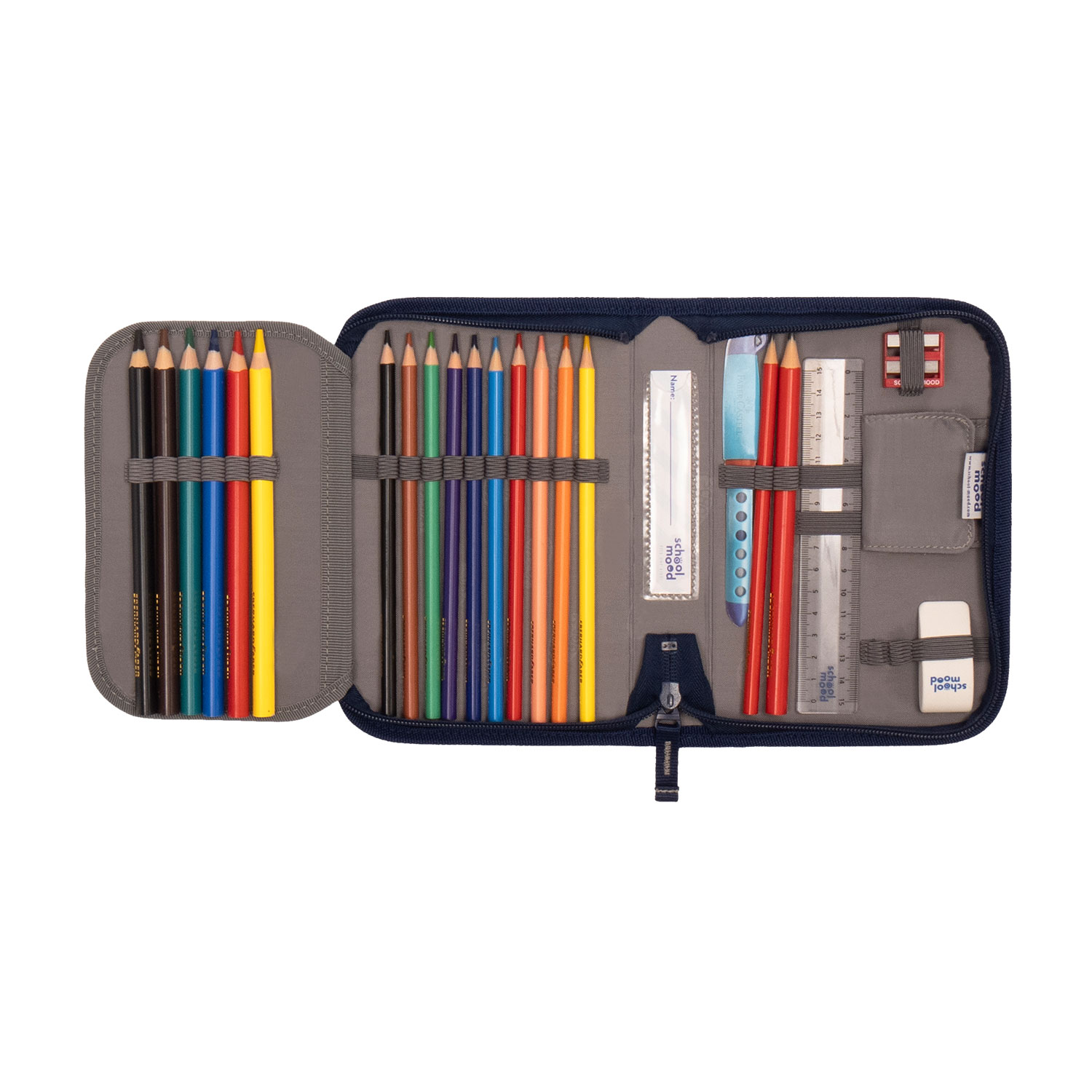 School-Mood Champion Pro 7-tlg. Schulranzenset Felix (Wolf)