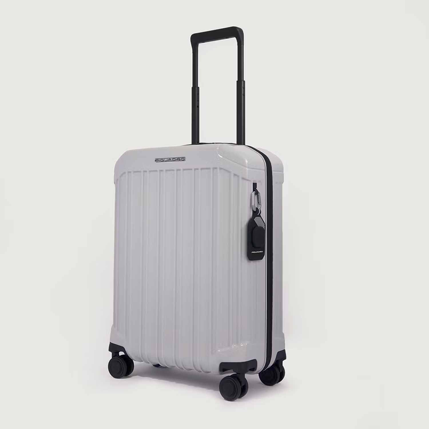 Piquadro PQ-Light Handgepäck Koffer 4-Rollen, glänzend Grau Piquadro PQ-Light Handgepäck Koffer 4-Rollen, glänzend Grau