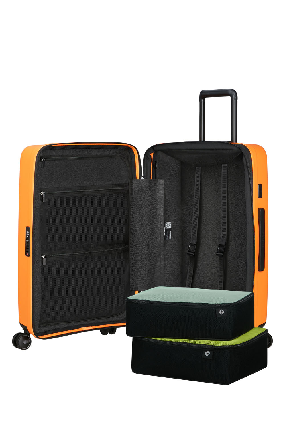 Samsonite Restackd Trolley mit 4 Rollen erweiterbar 68cm + GRATIS HOTELGUTSCHEIN Papaya Samsonite Restackd Trolley mit 4 Rollen erweiterbar 68cm + GRATIS HOTELGUTSCHEIN Papaya