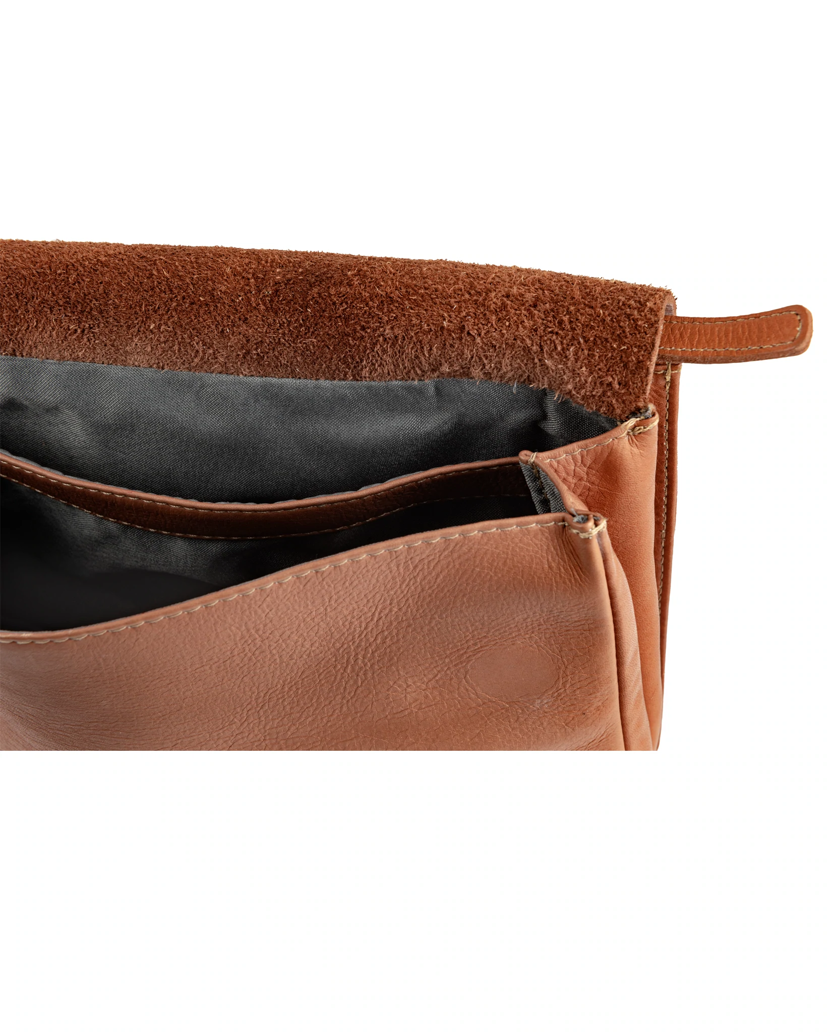 Harold's Campo Plaid Shoulderbag cognac