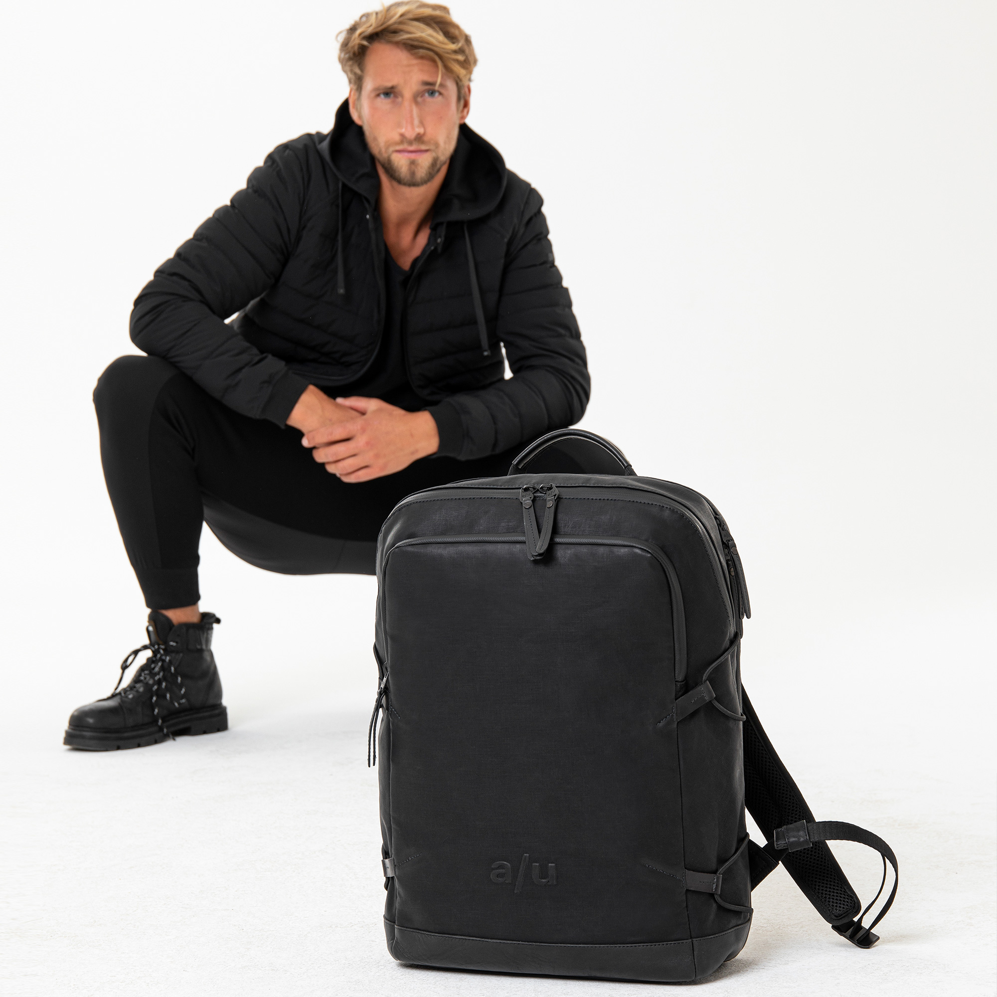 aunts & uncles Japan Kawaguchi Rucksack mit 15" Notebookfach black