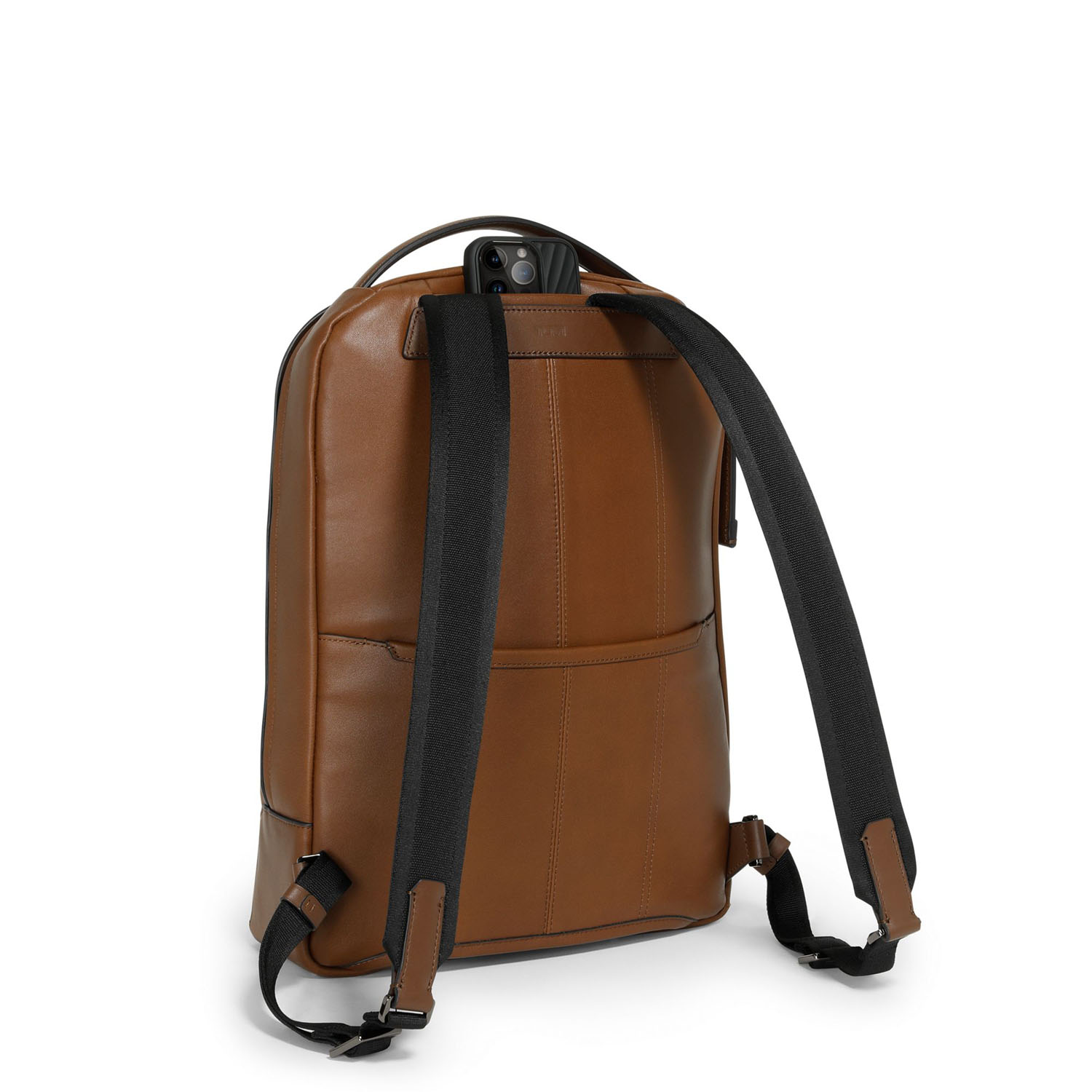 Tumi Harrison Bradner Leder-Rucksack mit Laptopfach 14" + GRATIS HOTELGUTSCHEIN Cognac Tumi Harrison Bradner Leder-Rucksack mit Laptopfach 14" + GRATIS HOTELGUTSCHEIN Cognac