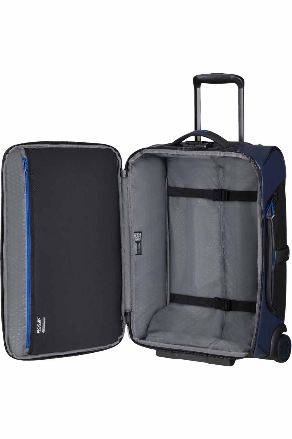Samsonite Ecodiver Reisetasche mit Rollen 55cm + GRATIS HOTELGUTSCHEIN Blue Nights Samsonite Ecodiver Reisetasche mit Rollen 55cm + GRATIS HOTELGUTSCHEIN Blue Nights