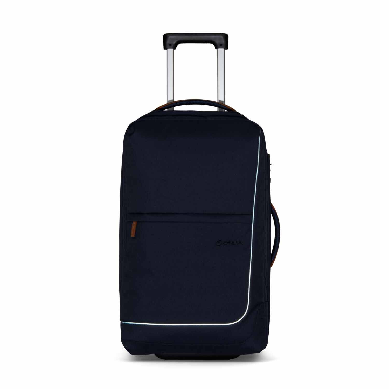 satch Koffer flow M Trolley Pure Navy