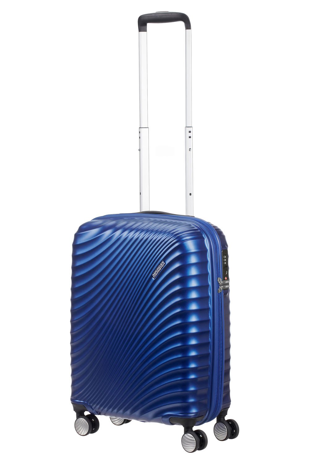 American Tourister Jetglam Trolley mit 4 Rollen 55 Metallic Blue