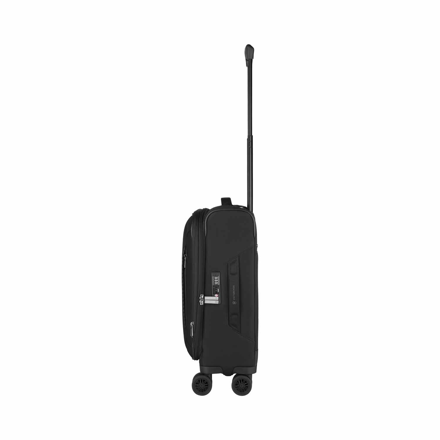 Victorinox Crosslight Global Softside Carry-On 4-Rollen, erweiterbar Schwarz