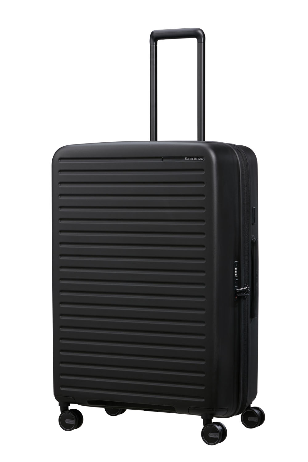 Samsonite Restackd Trolley mit 4 Rollen erweiterbar 75cm + GRATIS HOTELGUTSCHEIN Schwarz Samsonite Restackd Trolley mit 4 Rollen erweiterbar 75cm + GRATIS HOTELGUTSCHEIN Schwarz