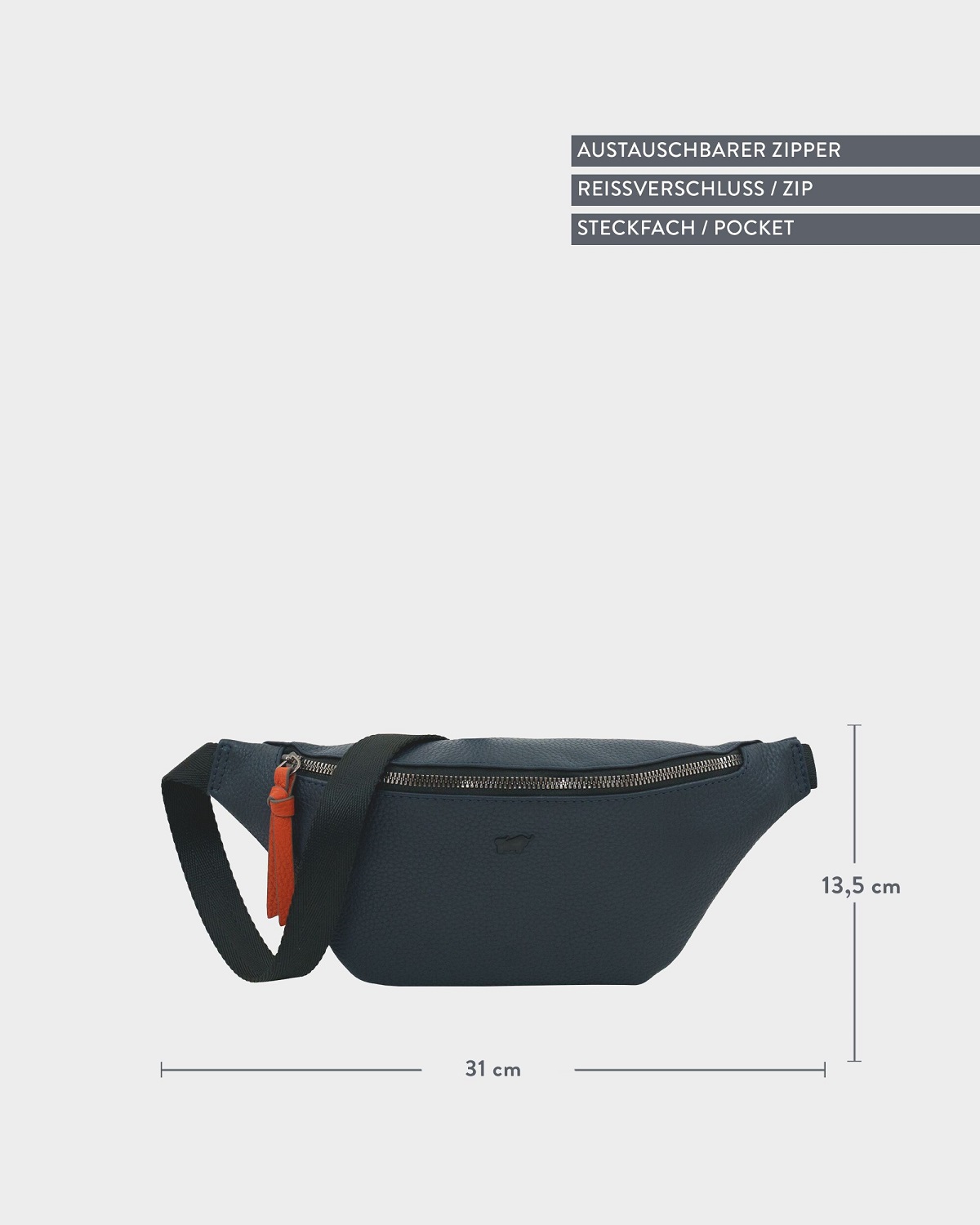 Braun Büffel Novara Cross Body Bag S dunkelblau