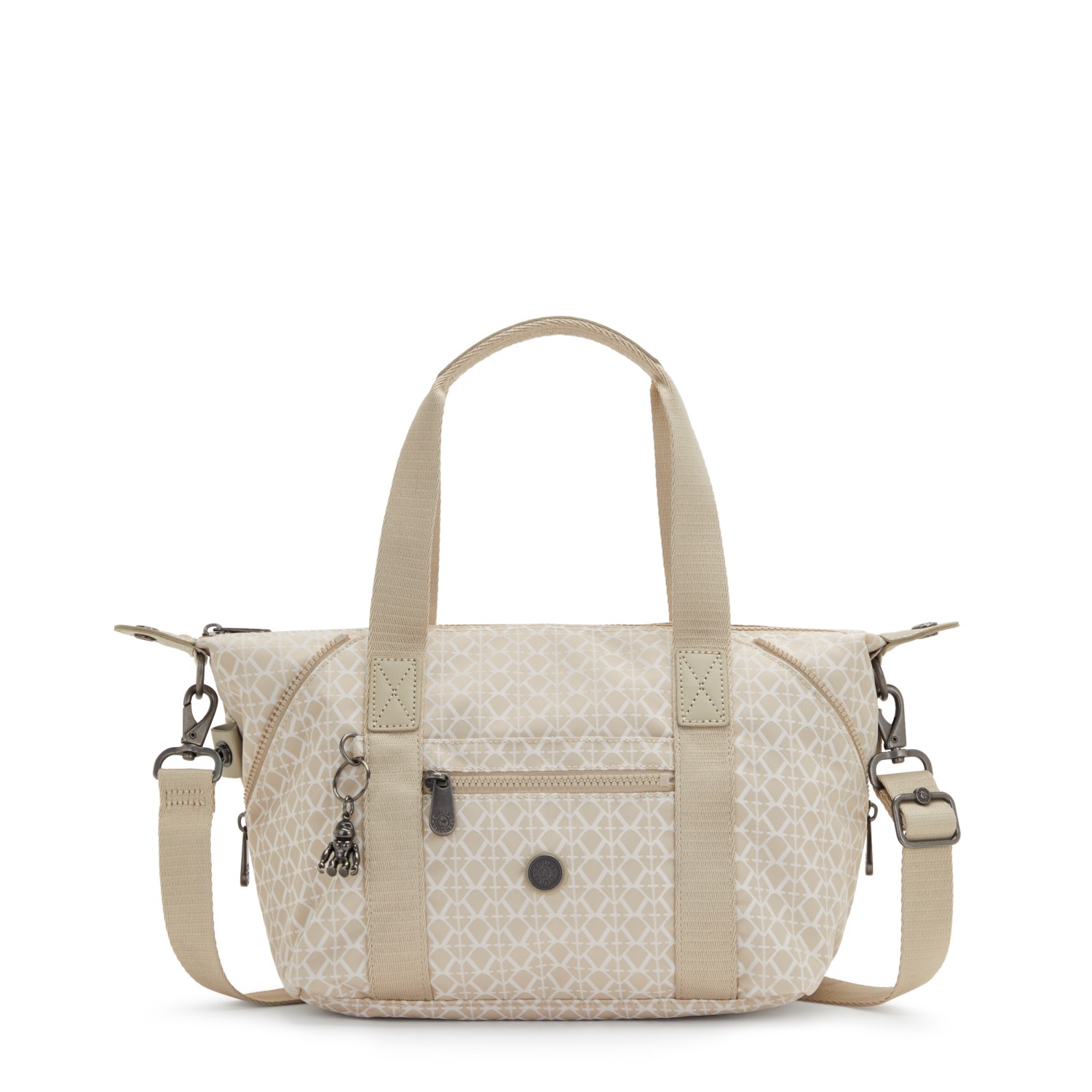 Kipling Art Mini Handtasche Signature Beige Kipling Art Mini Handtasche Signature Beige