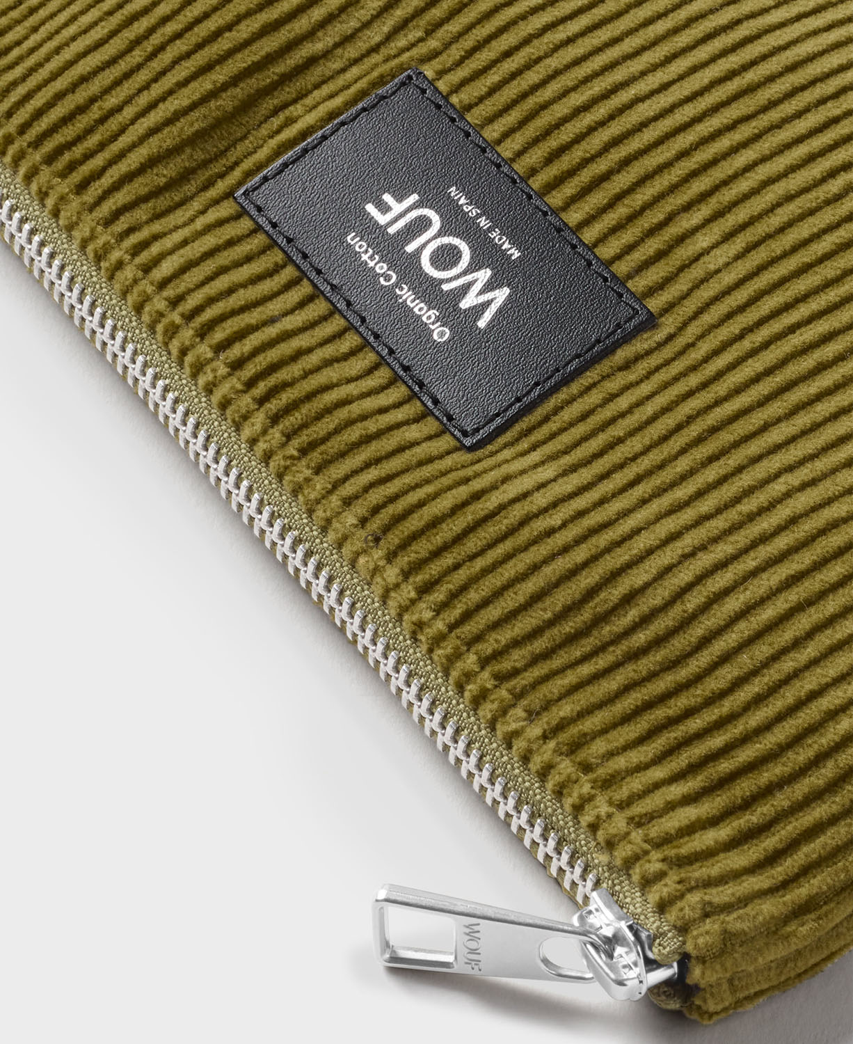 Wouf Corduroy Collection Pouch Olive