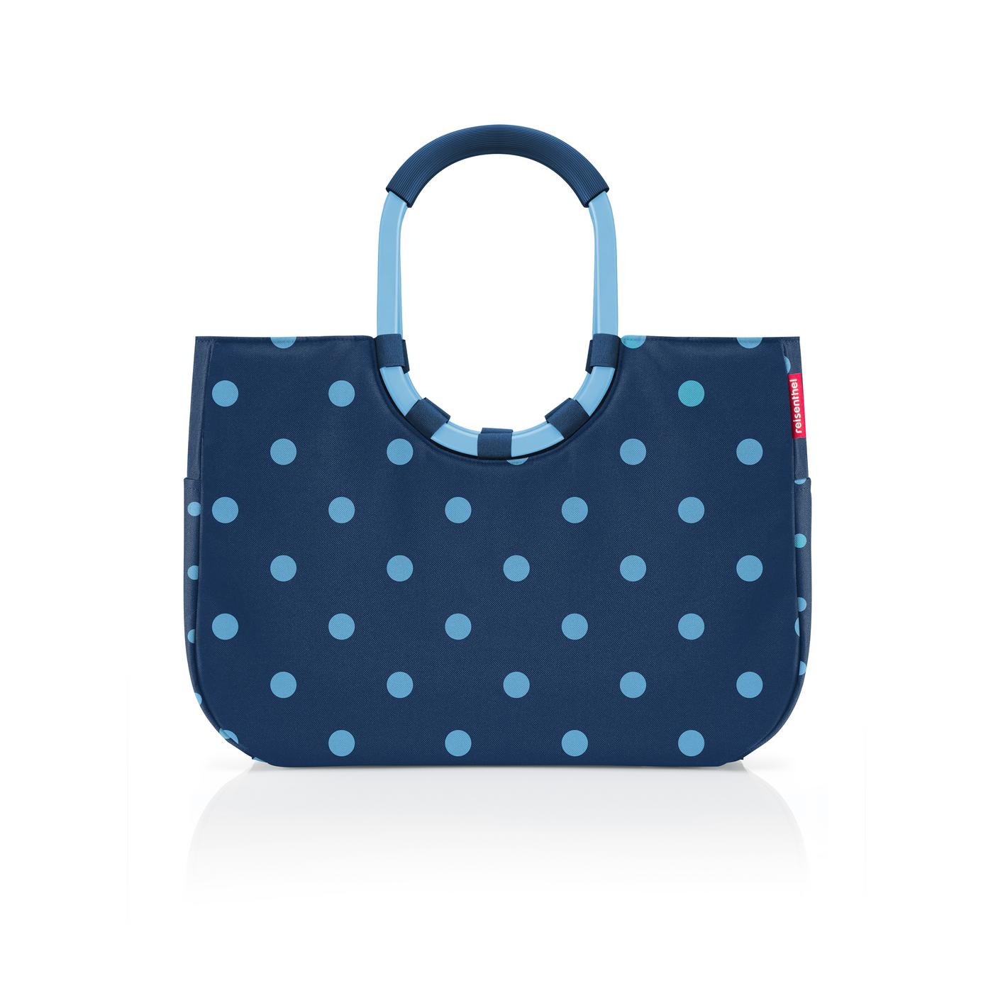 Reisenthel Shopping loopshopper L frame mixed dots blue Reisenthel Shopping loopshopper L frame mixed dots blue