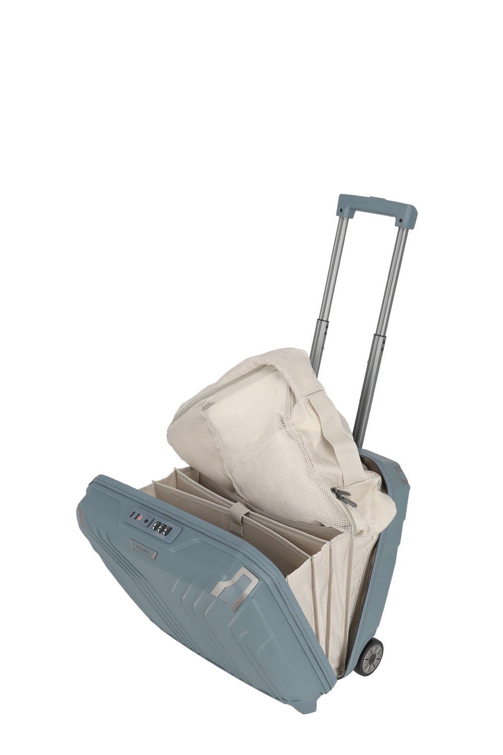 Travelite Elvaa Businesswheeler mit 15,6" Laptopfach Blaugrau Travelite Elvaa Businesswheeler mit 15,6" Laptopfach Blaugrau