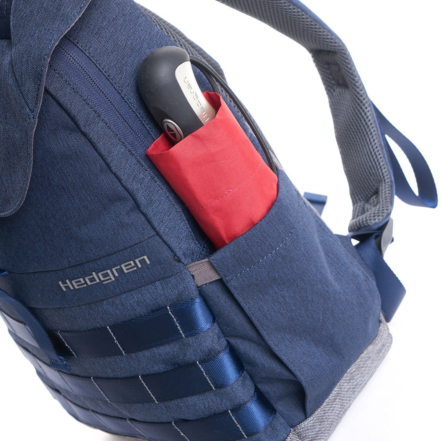 Hedgren Knock Out CASSIEL Rucksack mit Überschlag und Laptopfach 15" Parisian Night Blue