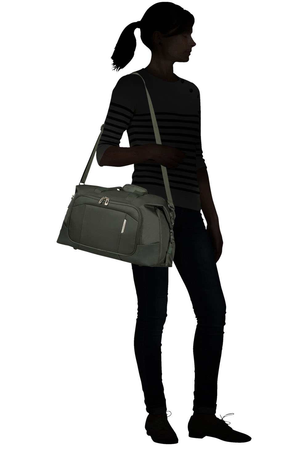 Samsonite Respark Reisetasche Overnighter 48cm + GRATIS HOTELGUTSCHEIN Forest Green