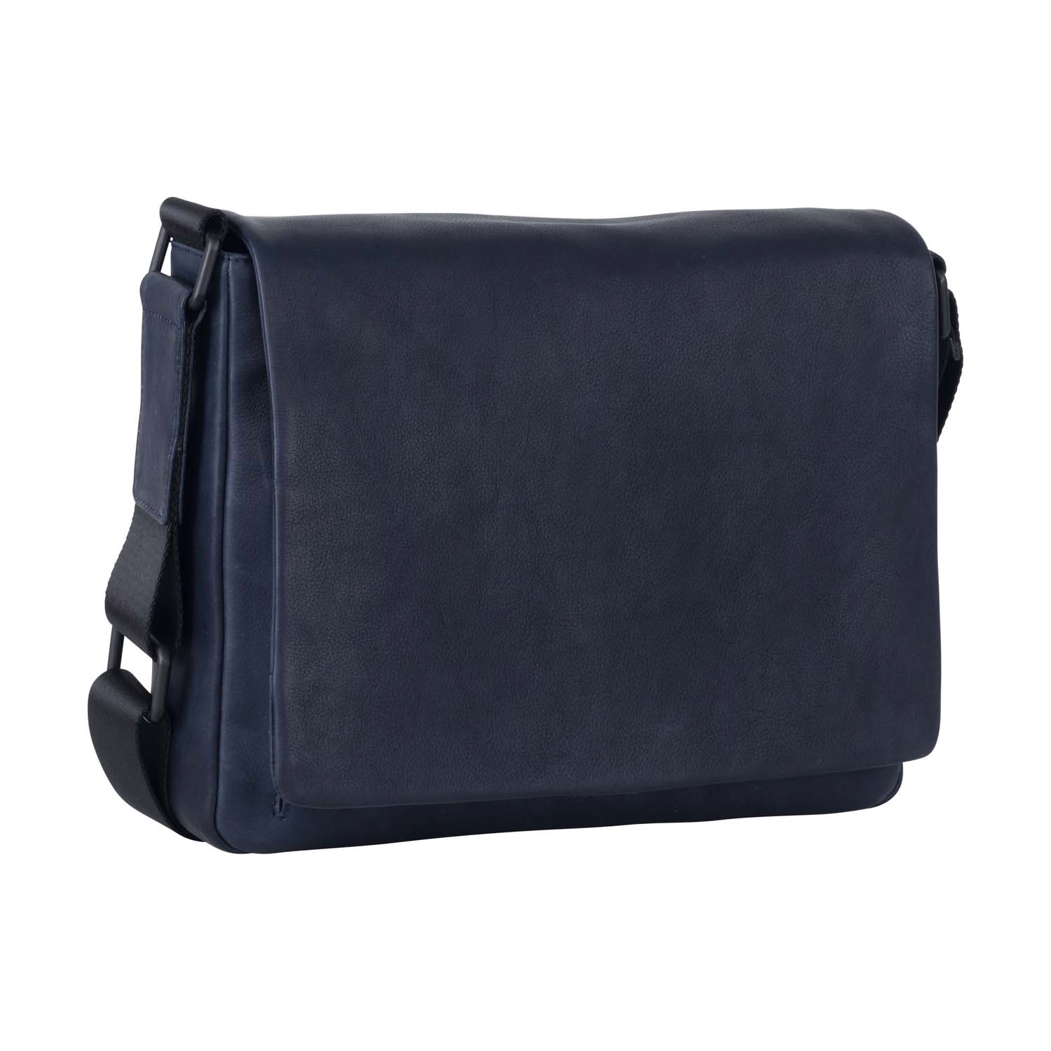 Leonhard Heyden Den Haag Leder-Umhängetasche M Blau Leonhard Heyden Den Haag Leder-Umhängetasche M Blau