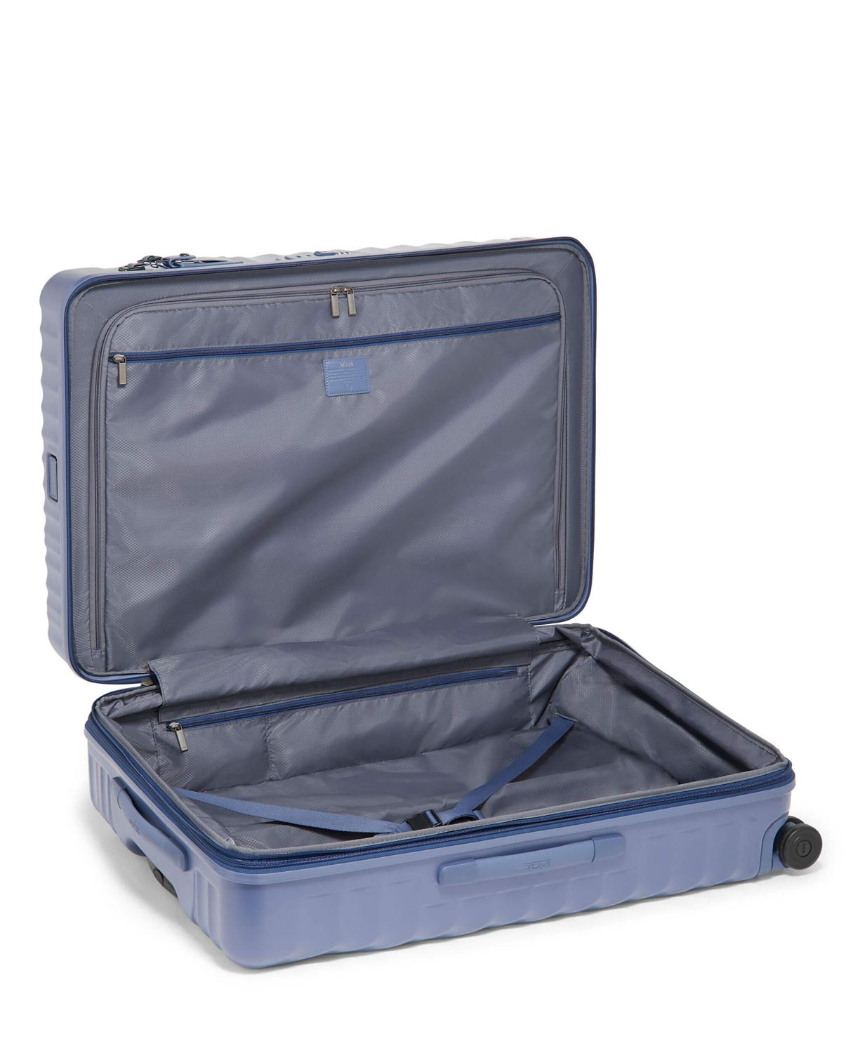 Tumi 19 Degree Erweiterbarer Aufgabekoffer für längere Reisen 77,5cm; matte + GRATIS HOTELGUTSCHEIN Slate Blue Texture