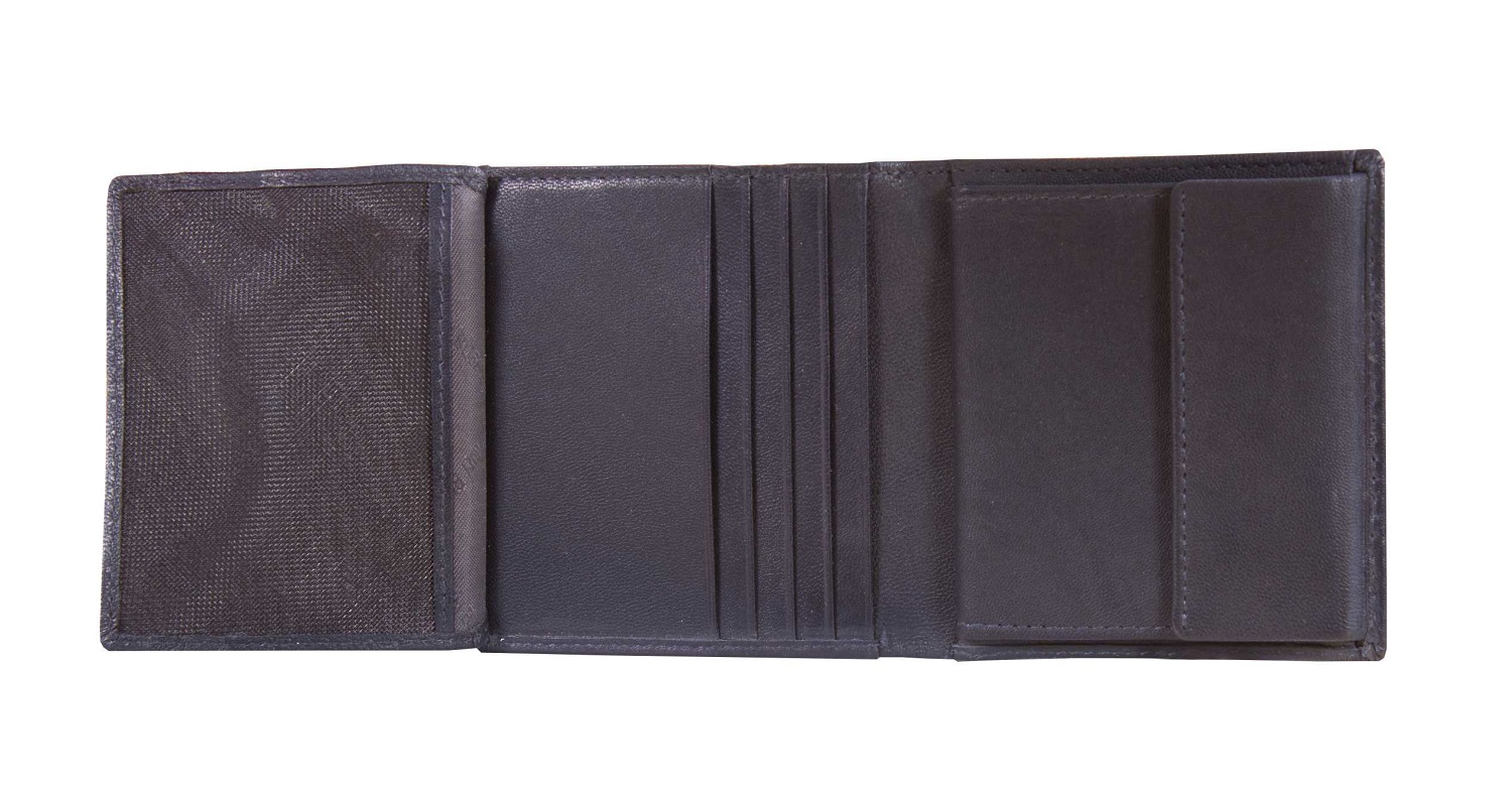 Braun Büffel HENRY Geldbörse Carre 8CS navy