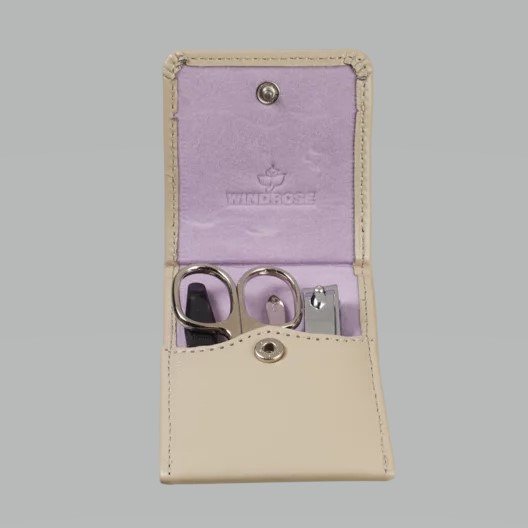 Windrose MERINO MODA Taschenmanicure Beige Windrose MERINO MODA Taschenmanicure Beige