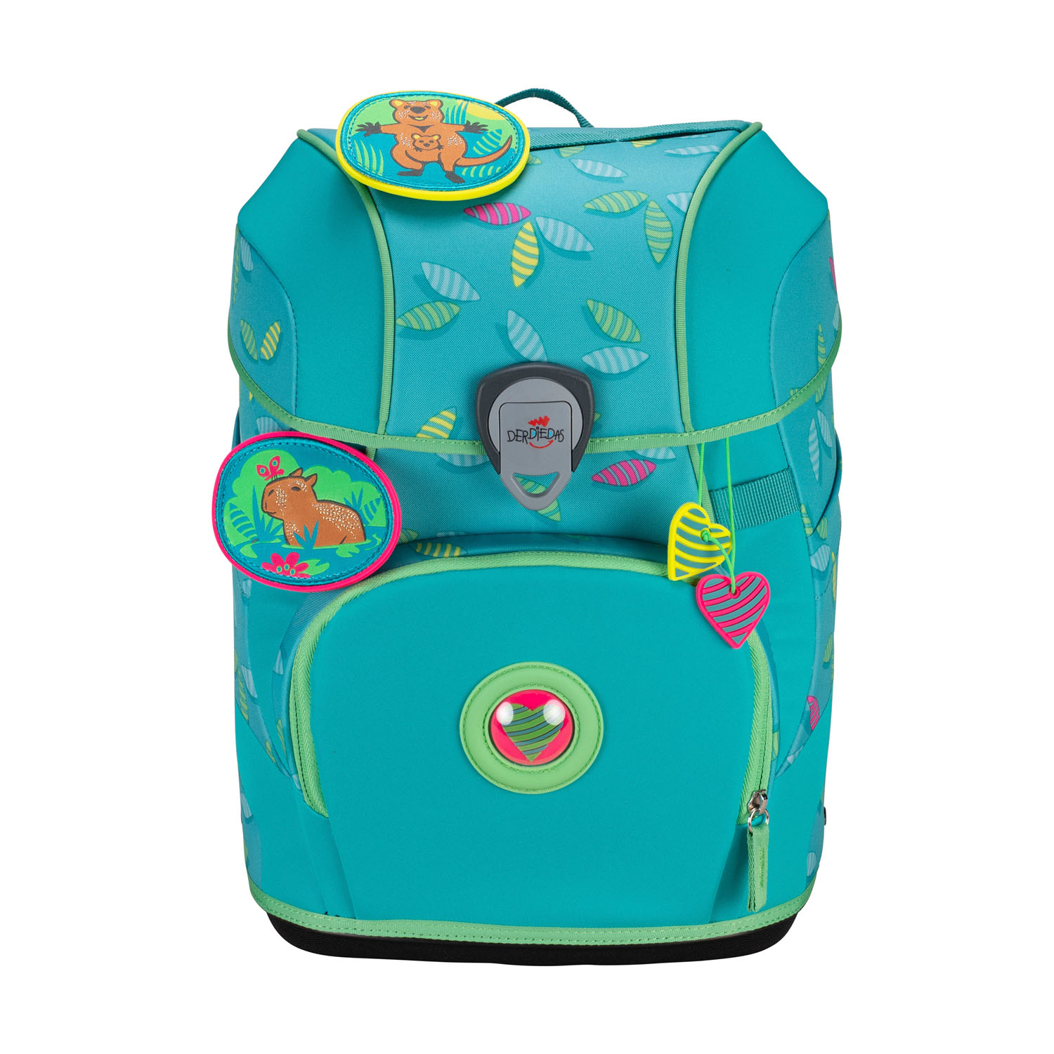 DerDieDas ErgoFlex Tiny Exklusiv Superflash Schulrucksack 5-teiliges Set