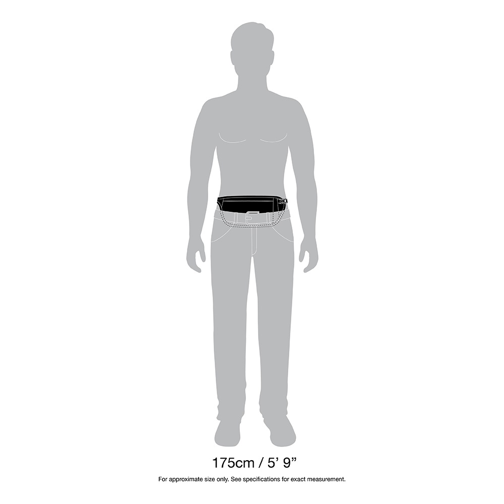 pacsafe Coversafe V100 RFID-blockierende Taillen-Geldtasche Neutral Grey