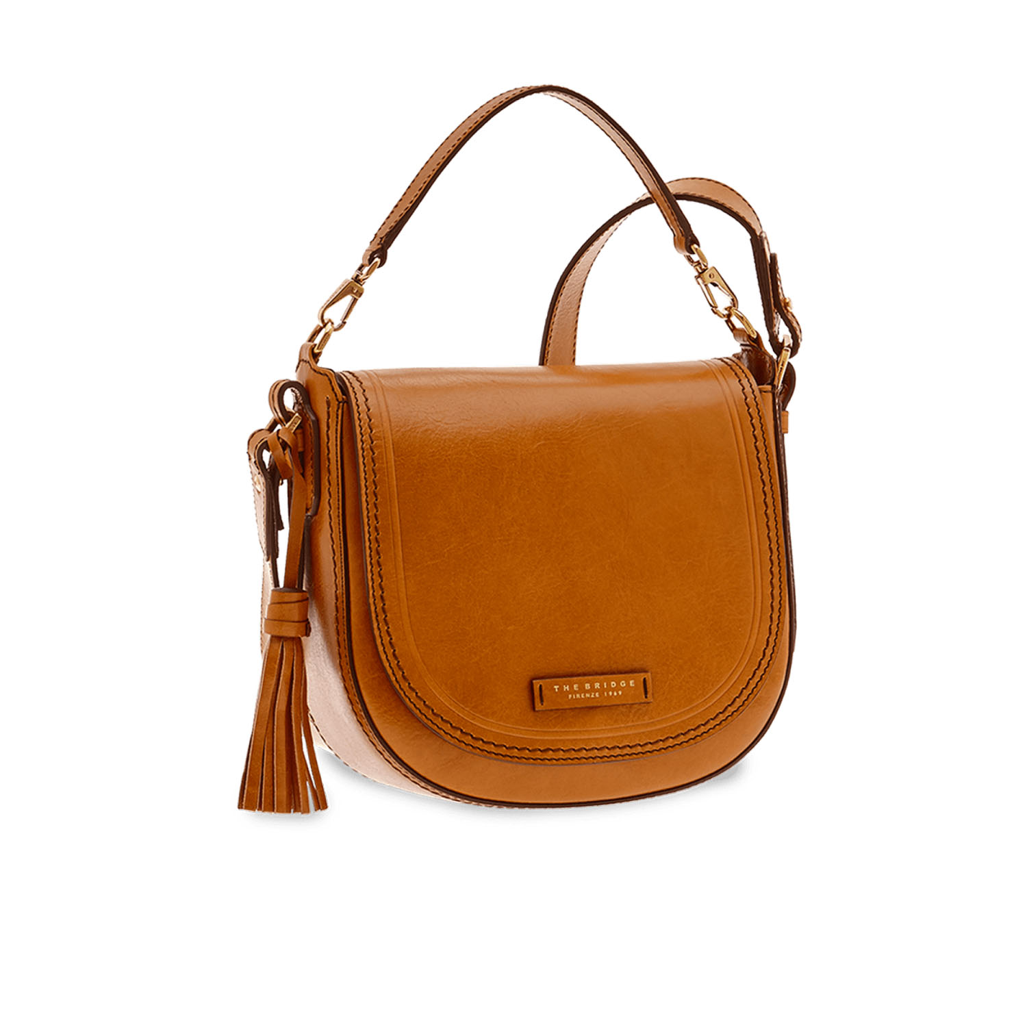 The Bridge Pearldistrict Damentasche Cognac/Gold The Bridge Pearldistrict Damentasche Cognac/Gold