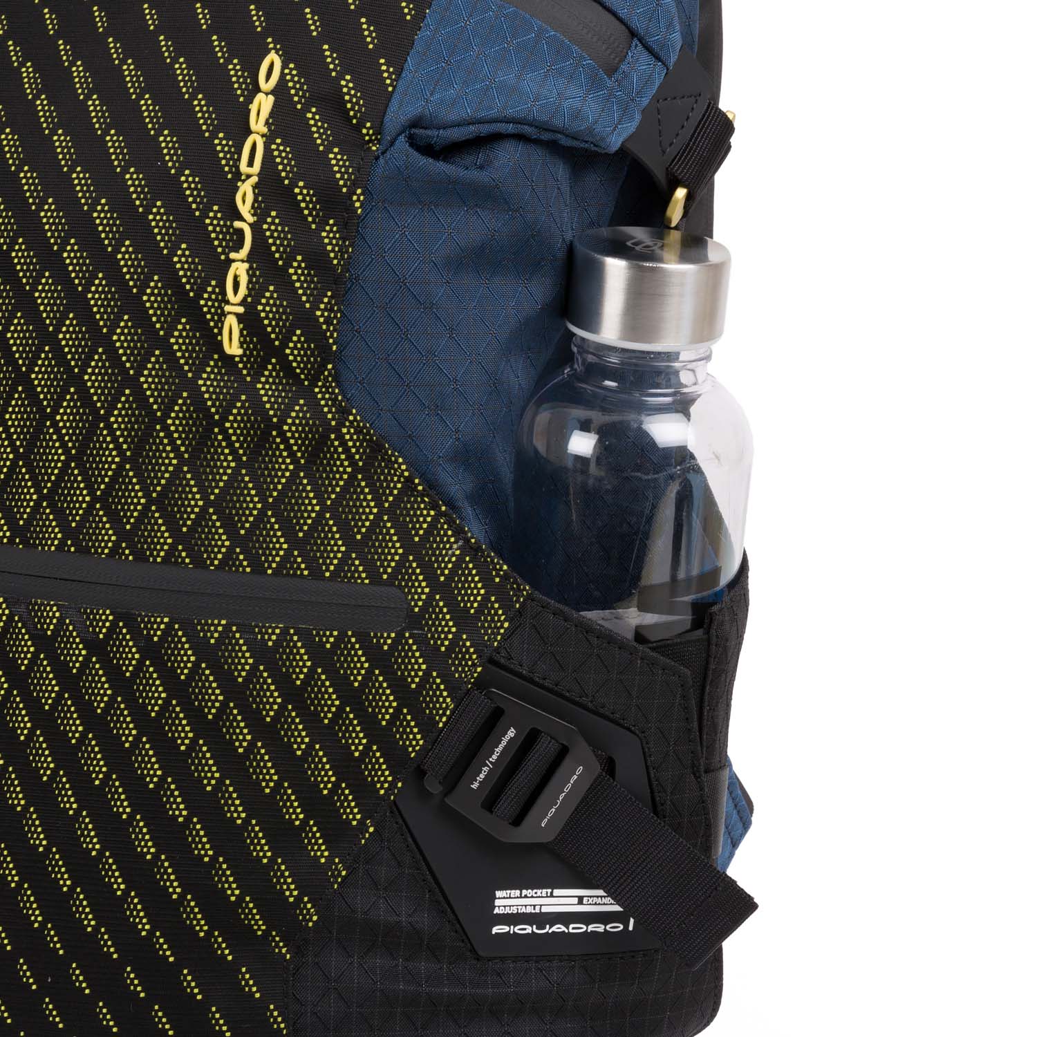 Piquadro PQ-Y Laptoprucksack 14" mit iPad®-Fach, Schrim- oder Flaschentasche