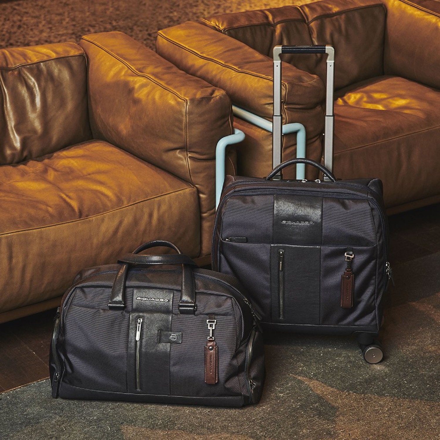 Piquadro Brief Reisetasche mit Schuhfach black Piquadro Brief Reisetasche mit Schuhfach black