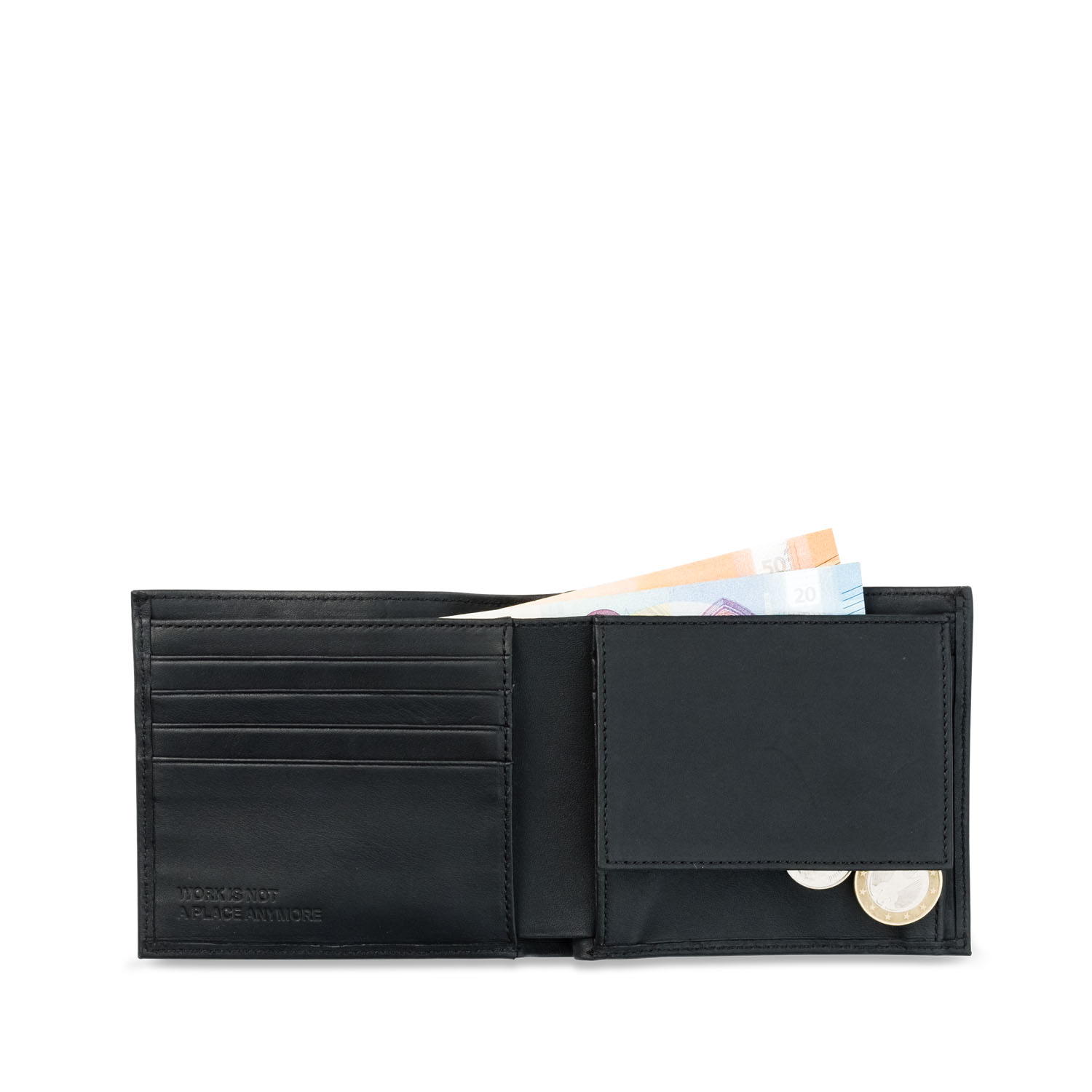 Salzen Redefined Classic Standard Horizontal Wallet Total Black Salzen Redefined Classic Standard Horizontal Wallet Total Black