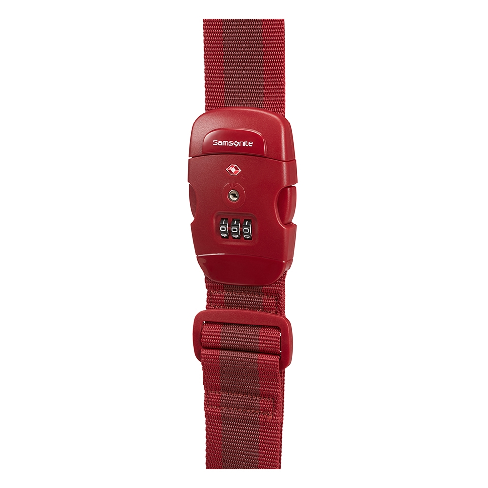 Samsonite Global Travel Accessories Kofferband mit TSA-Schloss Red Samsonite Global Travel Accessories Kofferband mit TSA-Schloss Red