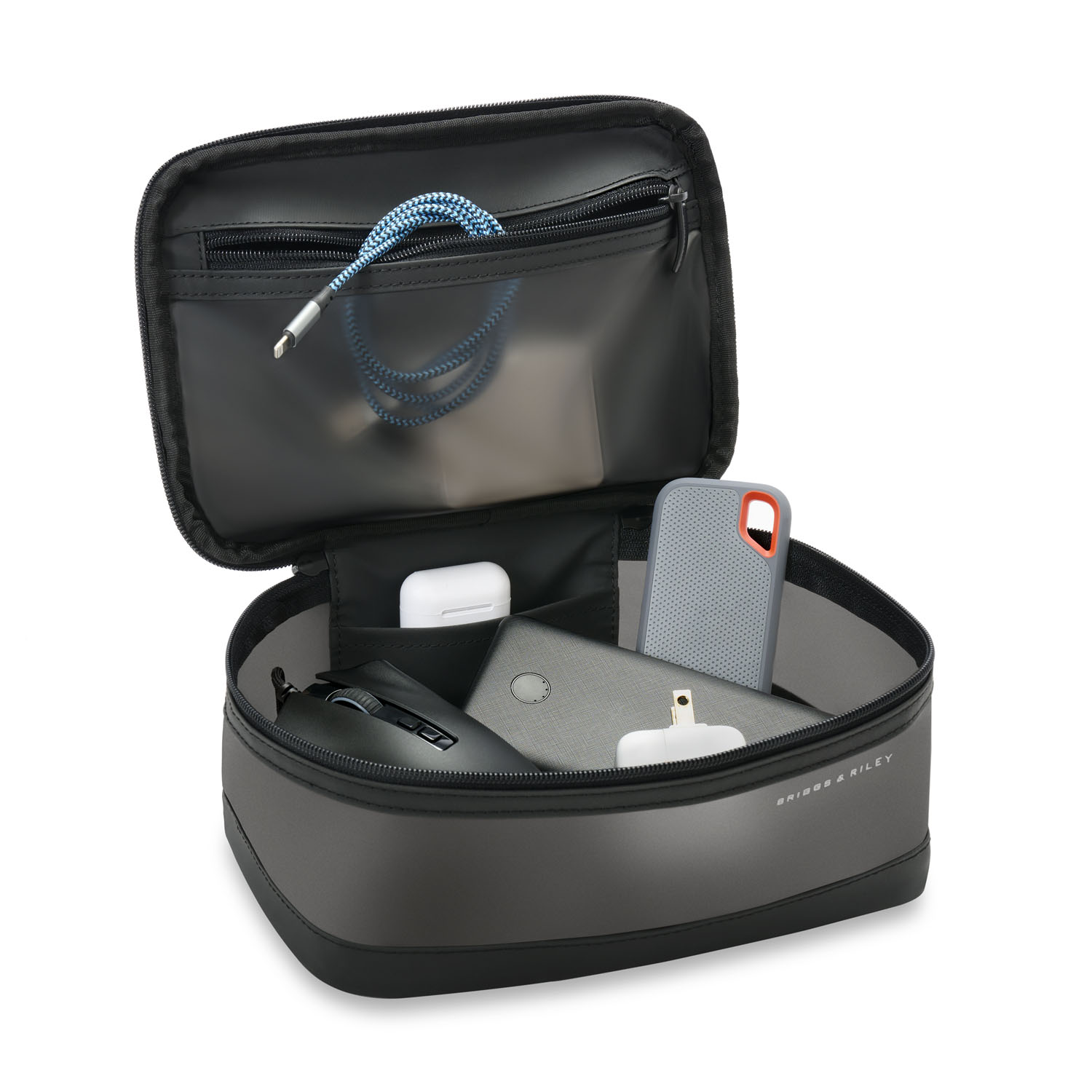 Briggs & Riley Travel Essentials Translucent Essentials Case Black