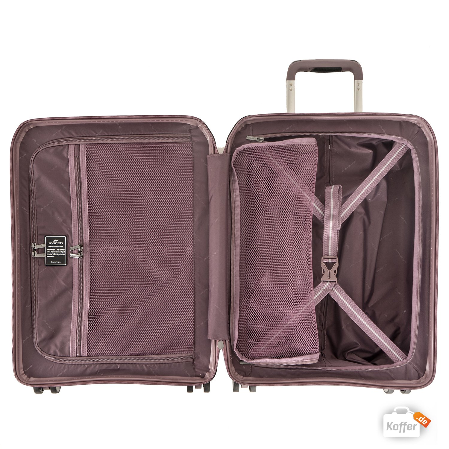 Verage Rome Trolley Large Check-in dusty pink metal