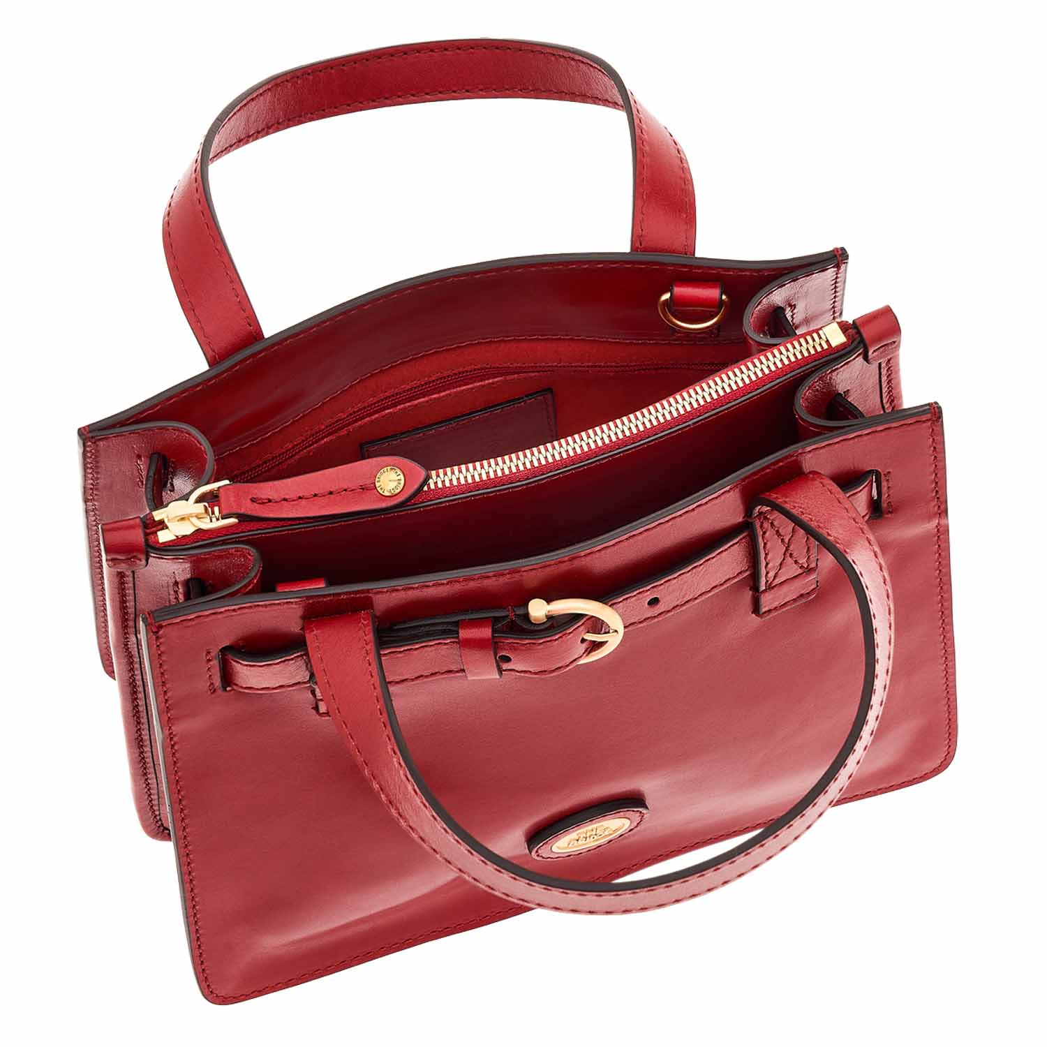 The Bridge Biba Tasche mit Doppelfunktion Ribes-Rot/Gold
