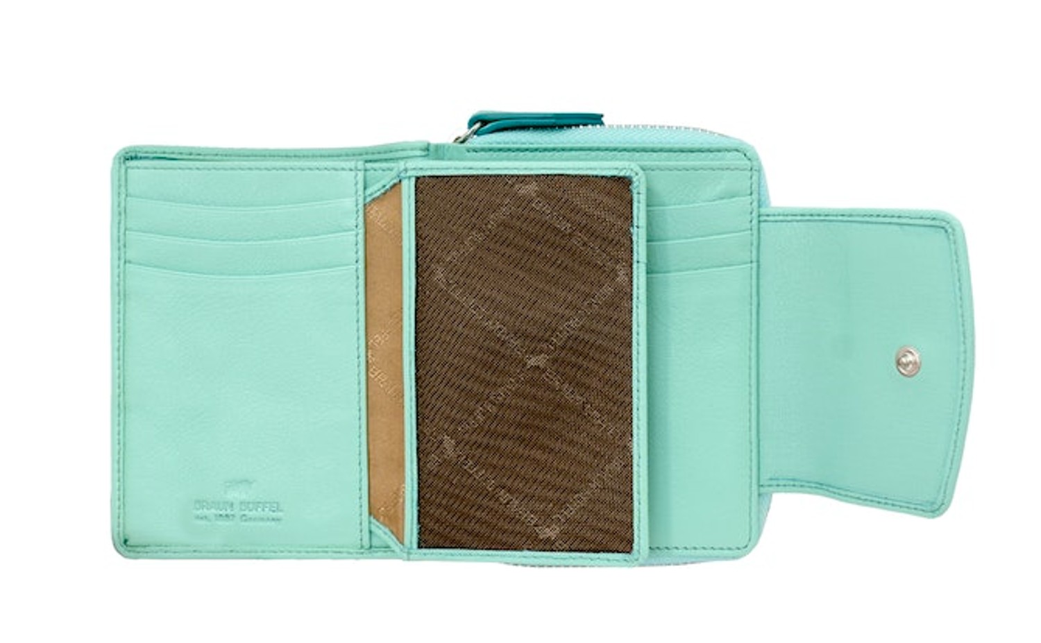 Braun Büffel JOY RFID RV-Geldbörse M 8CS aquamarin