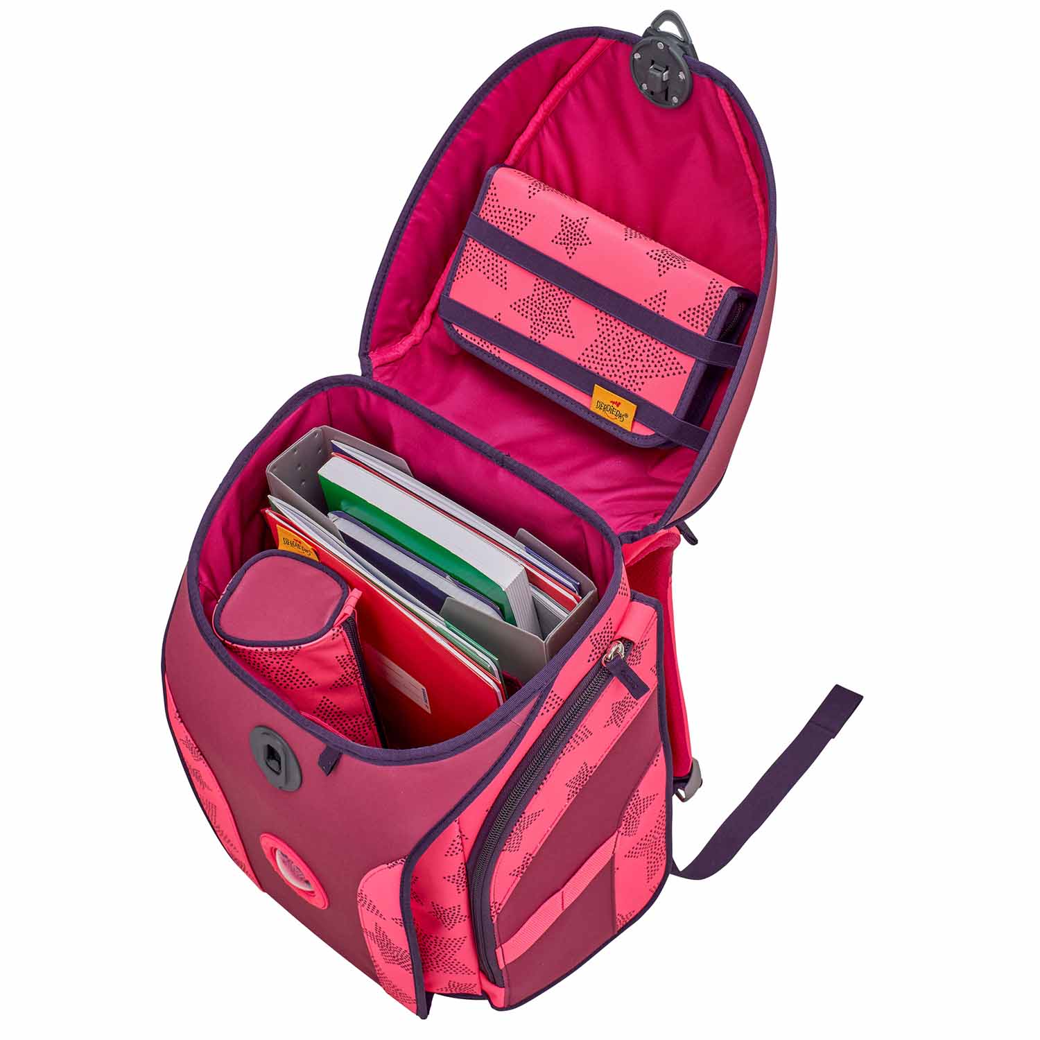 DerDieDas ErgoFlex MAX "Superflash" Schulrucksack-Set 5-teilig mit Sportbeutel Neon Star DerDieDas ErgoFlex MAX "Superflash" Schulrucksack-Set 5-teilig mit Sportbeutel Neon Star