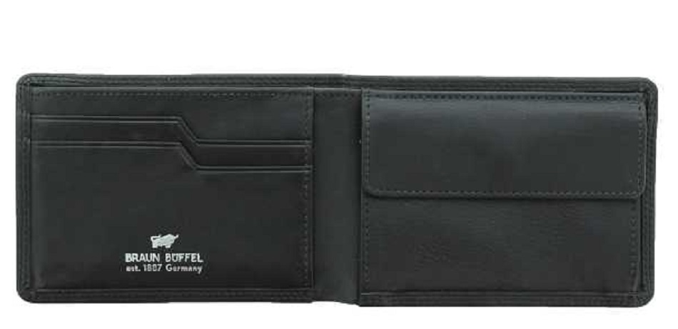 Braun Büffel GOLF SECURE RFID Geldbörse S 2+2CS schwarz Braun Büffel GOLF SECURE RFID Geldbörse S 2+2CS schwarz