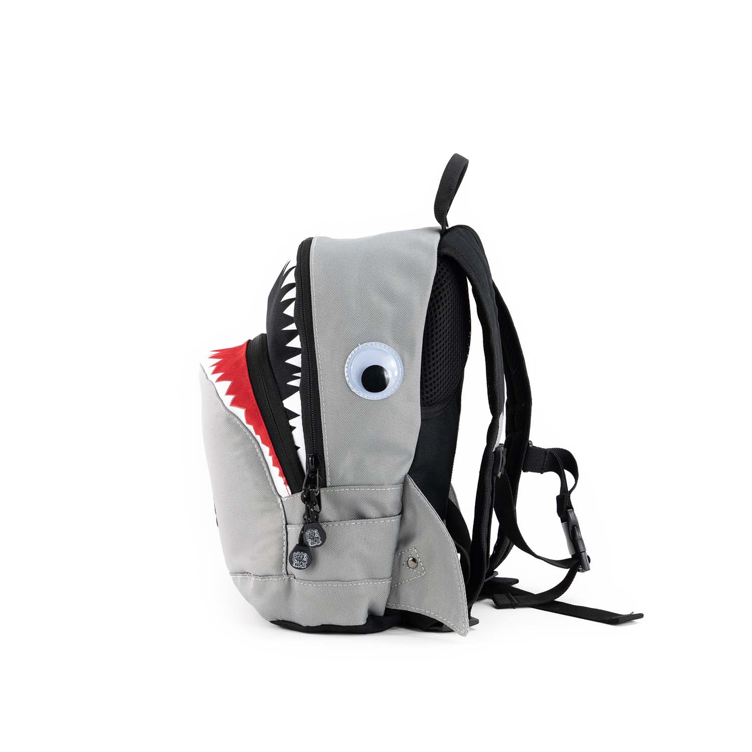 Pick & Pack Shark Shape Backpack S Grey Pick & Pack Shark Shape Backpack S Grey