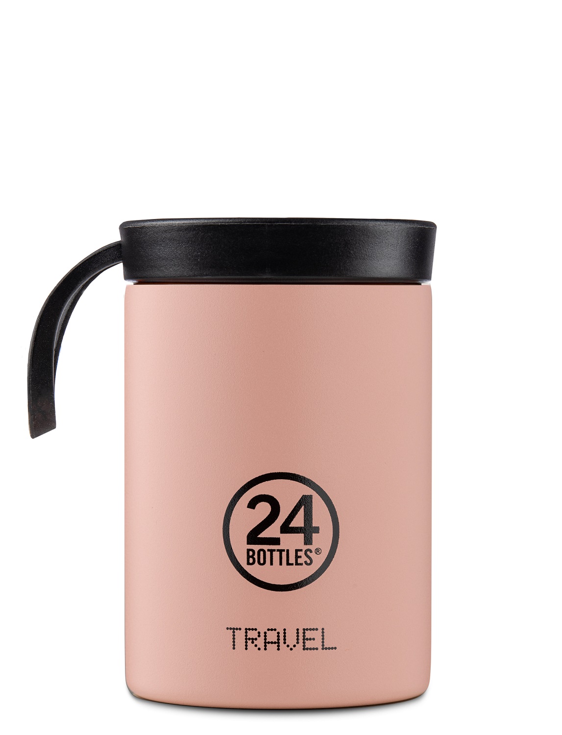 24Bottles® Travel Tumbler Snack Pot 350ml mit Fill&Go Lid Dusty Pink