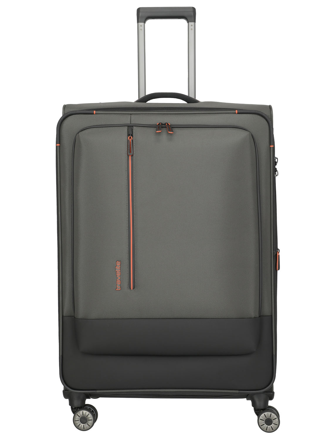 Travelite Crosslite Trolley XL 4-Rollen erweiterbar Oliv