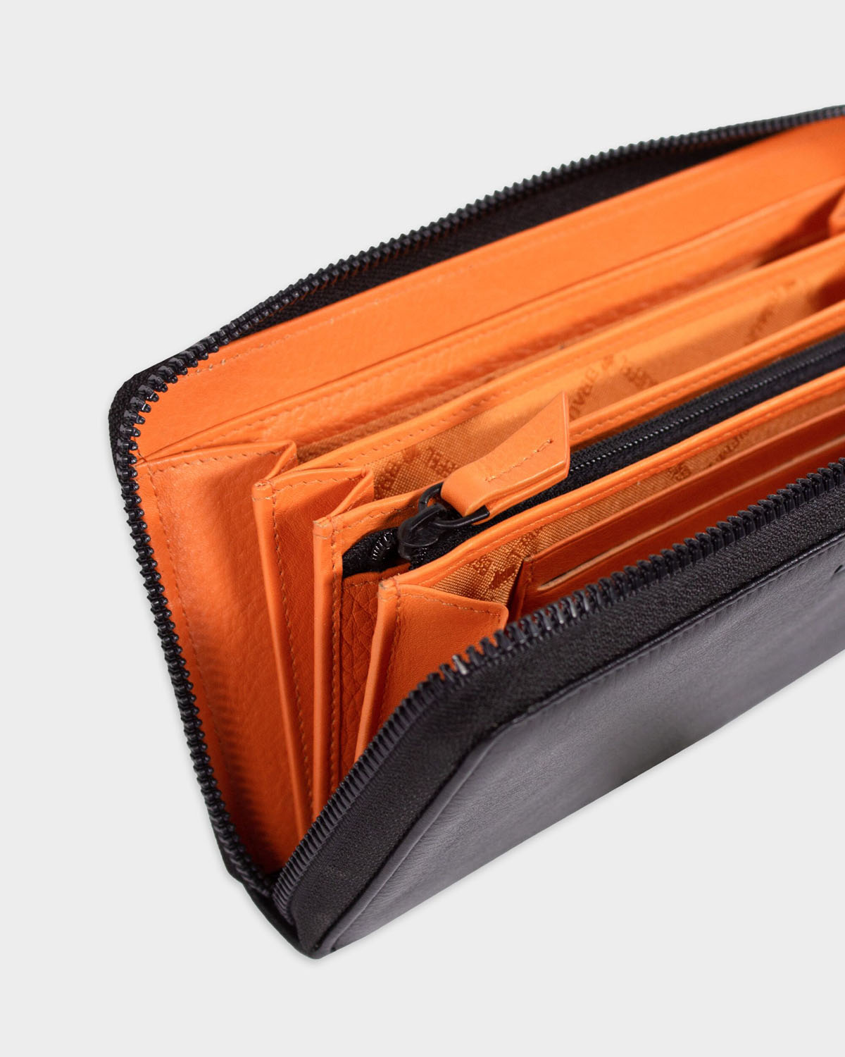 Braun Büffel EMMA RV-Geldbörse 16CS schwarz/orange