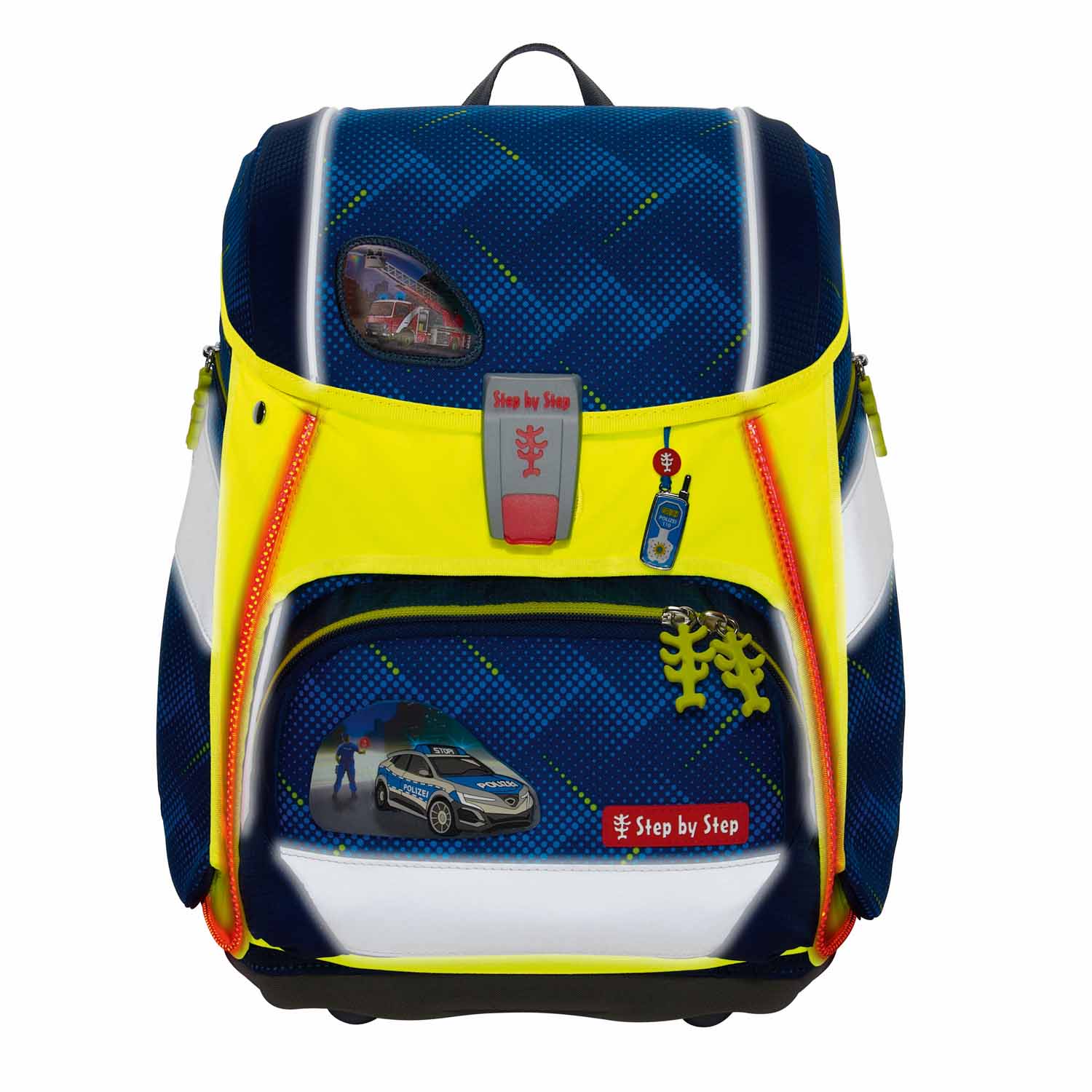 Step by Step Schulzubehör LED Neon Pull-Over, Reflektorüberzug mit LED-Leuchteffekt für 2IN1 PLU Schulranzen Gelb Step by Step Schulzubehör LED Neon Pull-Over, Reflektorüberzug mit LED-Leuchteffekt für 2IN1 PLU Schulranzen Gelb