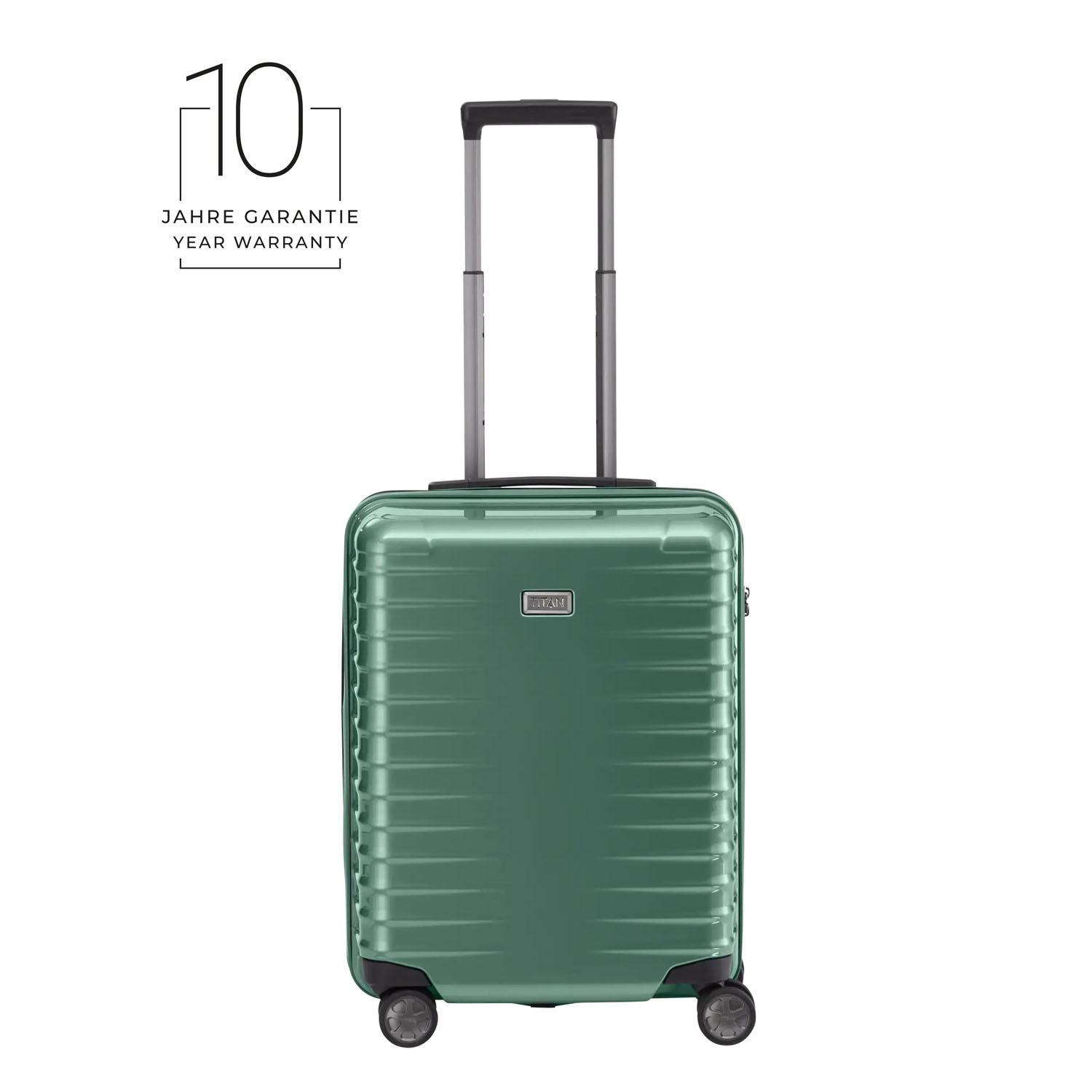 TITAN Litron 4-Rollen Kabinentrolley 55 cm + Gratis Hotelgutschein Traubengrün TITAN Litron 4-Rollen Kabinentrolley 55 cm + Gratis Hotelgutschein Traubengrün