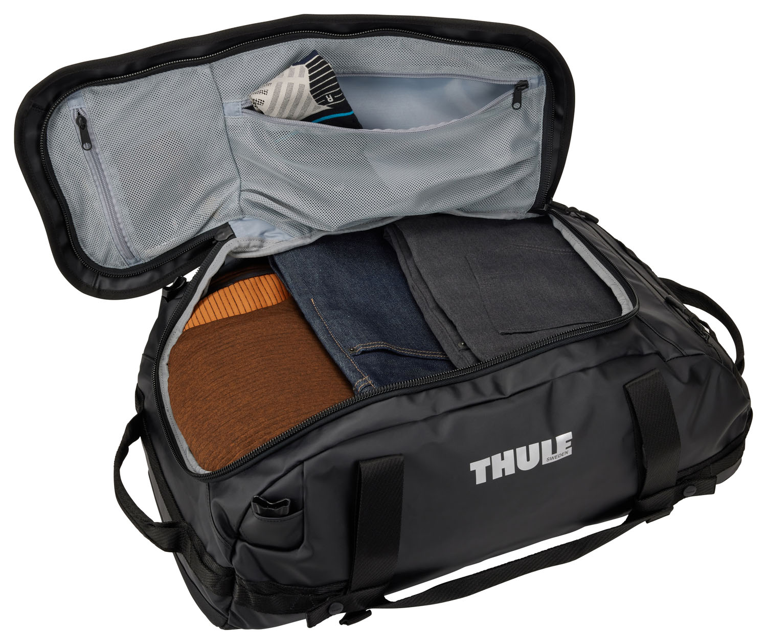 THULE Chasm Reisetasche/Rucksack 40Liter Black THULE Chasm Reisetasche/Rucksack 40Liter Black