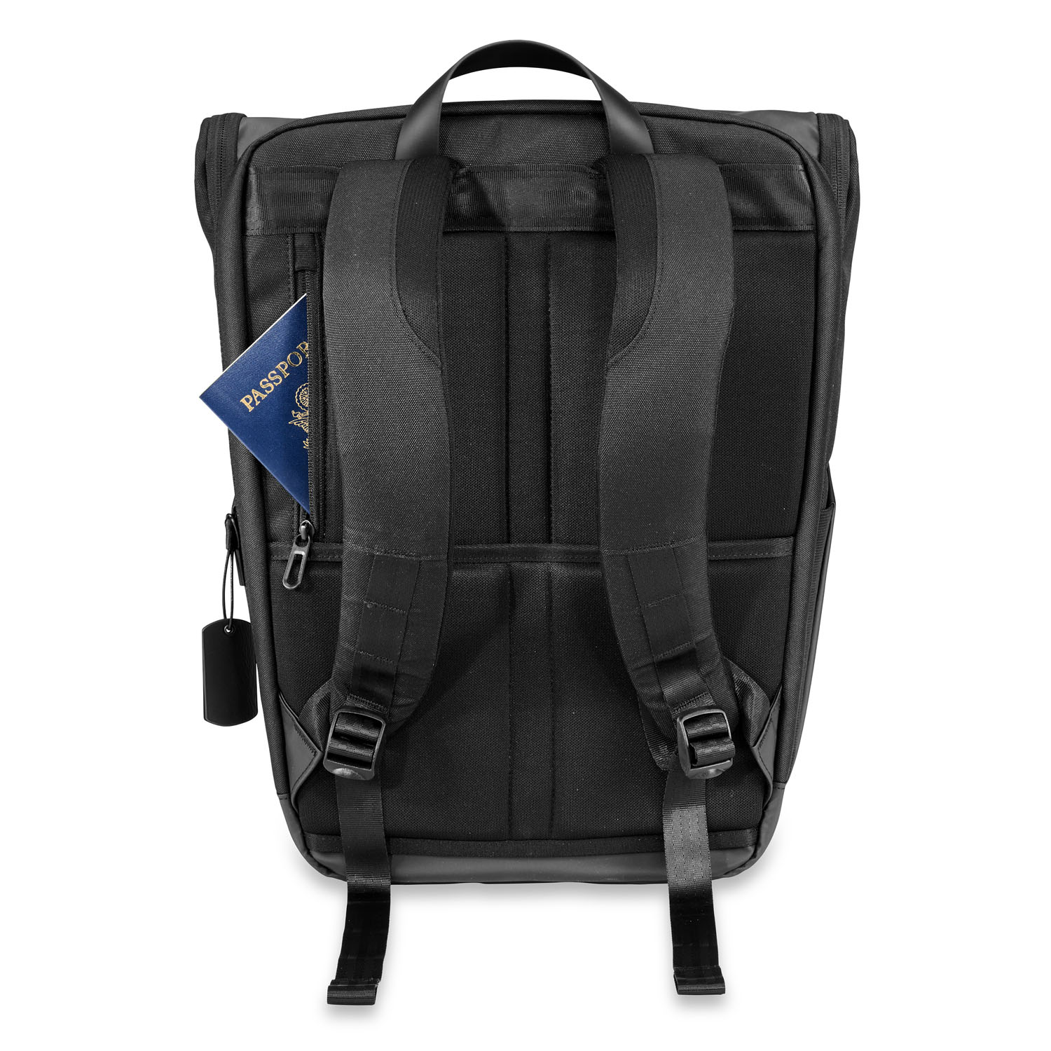Briggs & Riley Delve Large Fold-Over Backpack Black Briggs & Riley Delve Large Fold-Over Backpack Black
