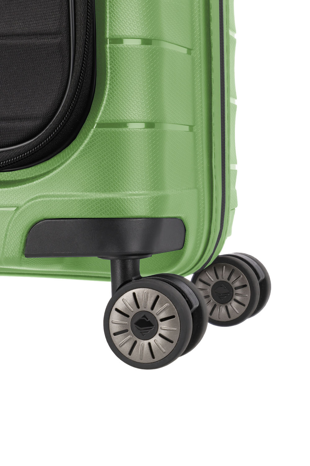 Travelite Mooby Trolley S mit Vortasche, 4-Rollen Grün Travelite Mooby Trolley S mit Vortasche, 4-Rollen Grün
