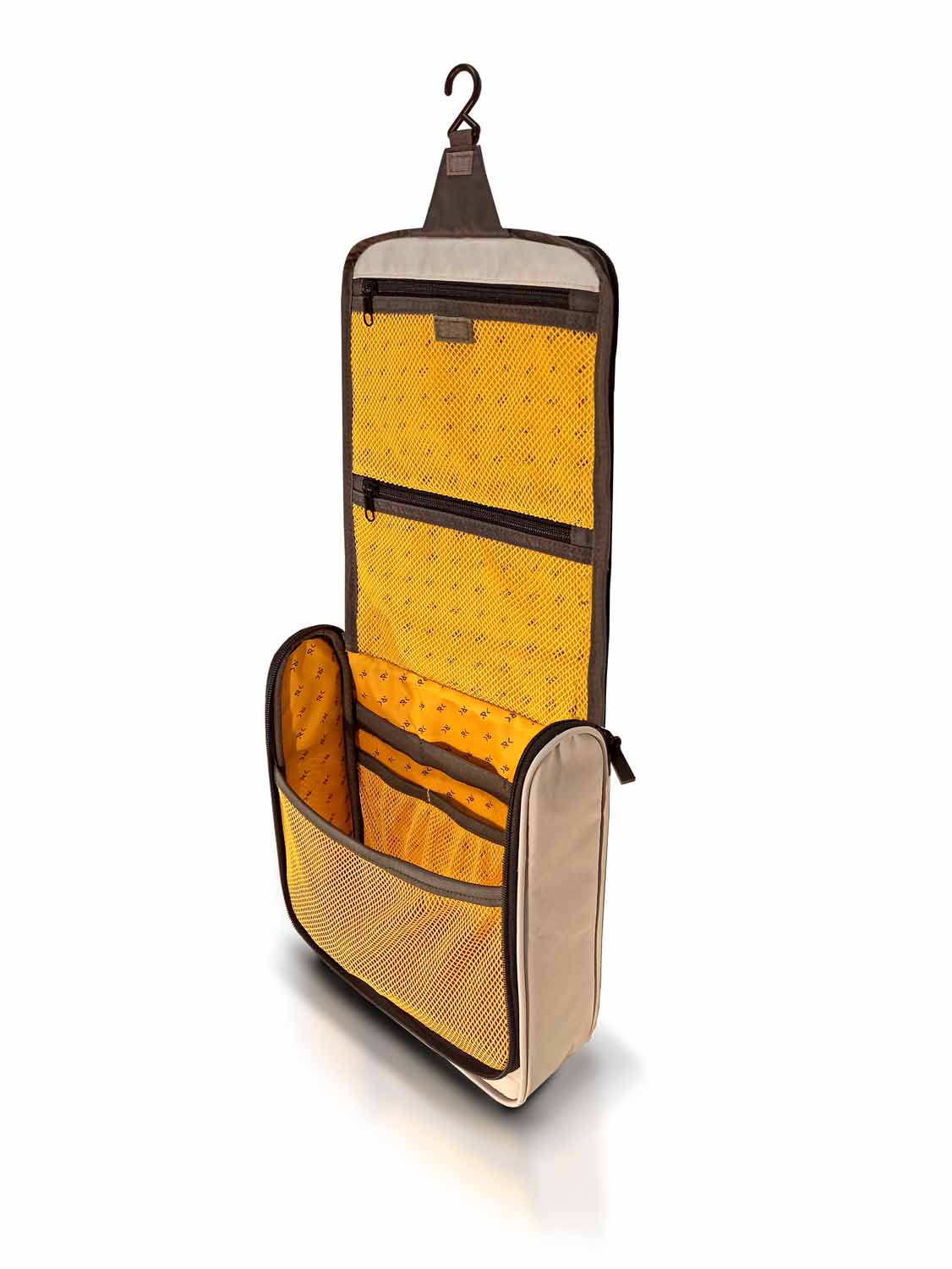 Rollink Accessories Hanging Toiletry Bag grey/yellow